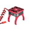 Aluminum High Speed Cooling Fan 20000 RPM Compatible with 36mm Motor for Traxxas 1:16 Mini Maxx/Mini Slash/XRT VXL 3S / 1:8 Jato 4X4 Upgrades - Red view 1