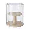 360 Degree Rotation Anime Display Case for Action Figures and Collectibles Storage Container view 1