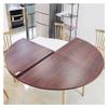 Foldable Portable Round Poker Table Top - 75-inch Diameter (Walnut) - Ideal for Home Dining, Weddings, Parties & Card Games - Versatile Event Table Extender