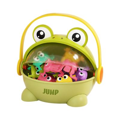 Jumping Frog Toy  Assorted Color Bouncing Toads with Spring Action, Fun and Durable Design Active Play | Ideal for Parent-Child Interaction, Indoor Games, Outdoor Activities, School Classroom Fun