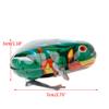 DIIOOMIEEU Metal Wind-up Jumping for Frog Clockwork Tin Children Funny Game Vintage f view 3