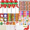 CZWZ 216Pcs Giant Lollipop Christmas Classroom Gifts for Kids, 24 Set Giant Lollipop with Pencils, Stickers, Erasers for Classroom School Exchange Christmas Party Favors Supplies view 1