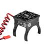 Aluminum High Speed Cooling Fan 20000 RPM Compatible with 36mm Motor for Traxxas 1:16 Mini Maxx/Mini Slash/XRT VXL 3S / 1:8 Jato 4X4 Upgrades - Black view 1