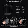 16x18x12in(Length x Width x Height) Clear Acrylic Display Case, Self-Assemble Showcase for Collectibles, Action Figures, Dolls - Alternative Glass Box for Commemorative Gifts view 4
