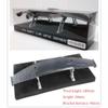 1/10 Scale RC Car Plastic Carbon Fiber Pattern Rear Wing Spolier Drift On Road Black(HY00456) view 2