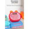 Vdaxvme Kids Supermarket Checkout Set with Realistic Scanner Early Mathematics Learning Tool and Compact Storage from 3 to 6 Imagine Supermarket Checkout to Play view 4