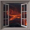 1000 Piece Jigsaw Puzzle for Adults Window View - Molten Lava Flow Challenging and Intense, Powerful Puzzle Game for Volcano Enthusiasts Wall Decor Gift Family Game Night Fun view 1