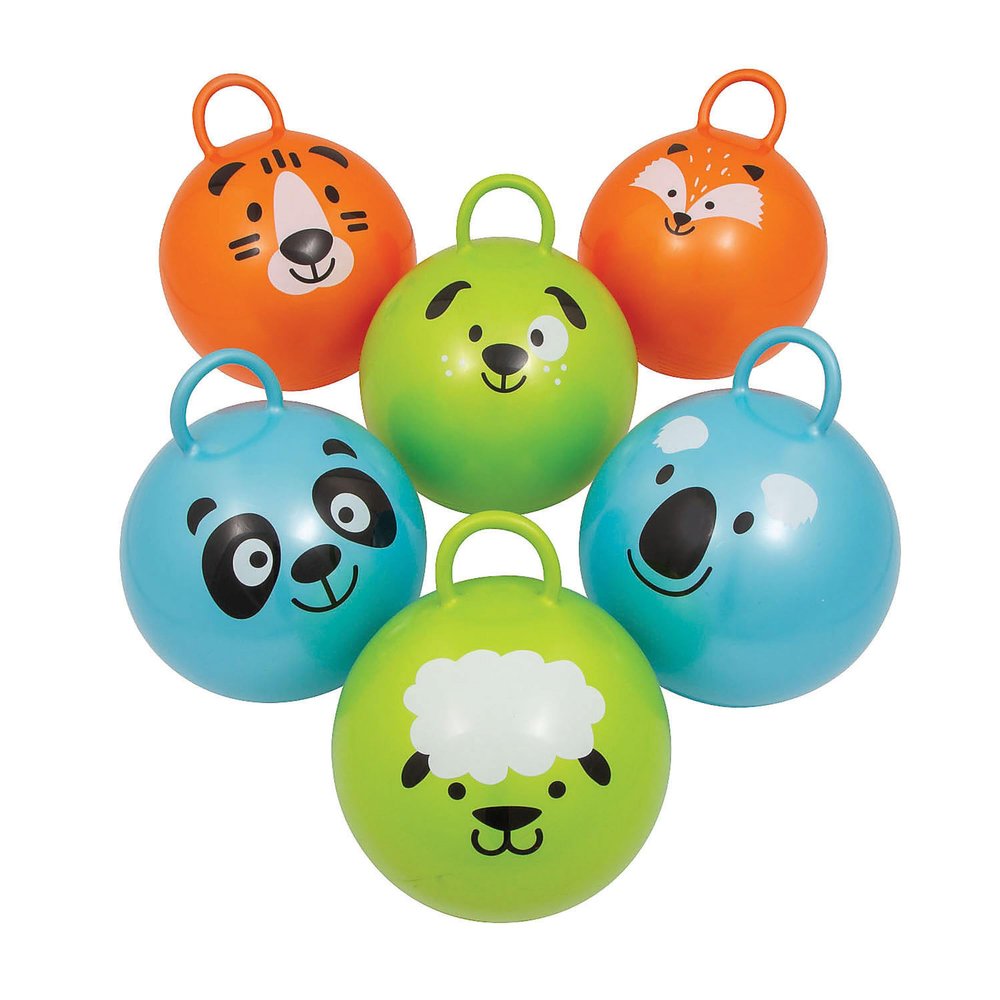 Fun Express Animal Happy Hoppers - 6 Pieces