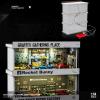 Luay Wuliza Die-Cast Model Display Case, Suitable for Hot Wheels and Matchbox Cars. Acrylic Dust-Proof Display Box for Car Models. Light-Up Scenic Parking Lot Display. (Graffiti Hub) view 4