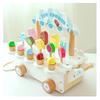 Alomejor Ice Cream Cart for Kids, Food Store with Storage Trolley, Educational Shop Toy for Boys Girls view 4