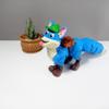 3D Printed Flexible Travel Fox Toy  Articulated Animal, Fidget Desk Toy & Collectible  Colors Sunset Rainbow, Medium: 150mm (Neck to Tail Edge) view 1