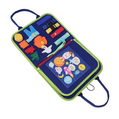 Alomejor Toddler Activity Book, Educational Sensory Learning Book, Travel Activity Toys for Toddler Boys Airplane Car