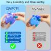 Transparent Cover Case for Tamagotchi Paradise with Crown Cap and Lanyard, Plastic Case Compatible with Tamagotchi Paradise, Drop - Resistant & Scratch-Proof (Transparent Pink) view 4