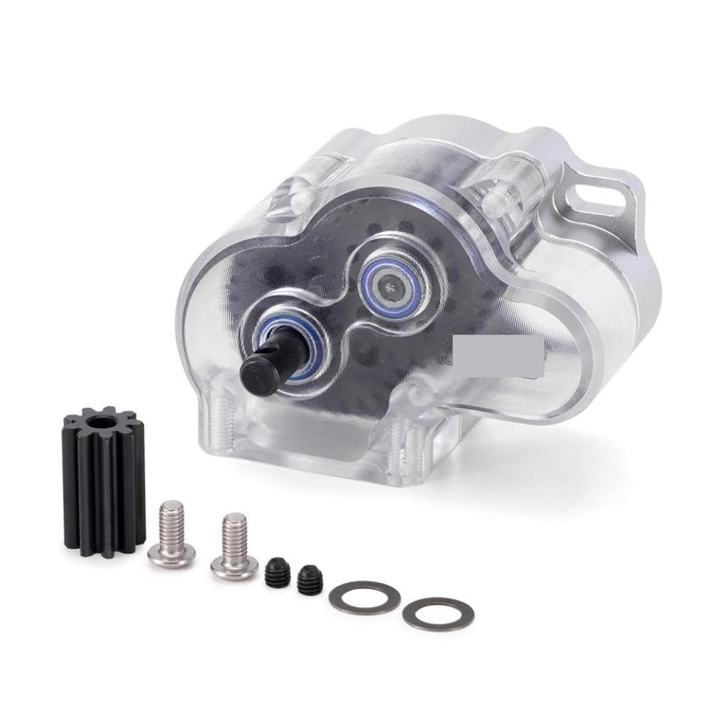 WYCZCFIS Complete Transmission Box of Great Compatible with 1/10 RC Crawler II Upgrade Clear Cover