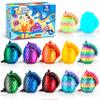 Cybermaker 12PCS 3D Printed Dragon Easter Eggs, Valentines Day Gifts for Kids, 3D Printing Toys for Kids, Fidget Toy for Adults Teens Boy Birthday Gifts Cool Easter Basket Stuffers view 1