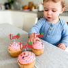 12PCS Strawberry Two Cupcake Toppers, Glitter Cake Decoration for 2nd Birthday, Lovely Cake Decor for Birthday Party Desserts view 3