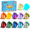Cybermaker 12PCS Easter Eggs 3D Printed Dragon Toys Eggs, Easter Basket Stuffers Fun Gifts, 3D Printing Toys for Kids, Fidget Toy for Adults Teens Boy Gifts Christmas Stocking Stuffers view 1