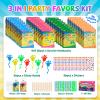 JMMICO 36*3 Packs Scratch Art Notebook+Sticky Hands+Stickers,Valentines Party Favors for Kids 4-8-12,Return Gifts for Birthday Party Bulk Toys,Goodie Bags Stuffers, Classroom Prizes Students Gifts view 2