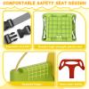 5 in 1 Toddler Swing Set Outdoor with Basketball Hoop,Soccer Goal,Indoor Baby Swing for Aged 6-36 Months,Multi-Functional Kids Swing Sets for Backyard view 3