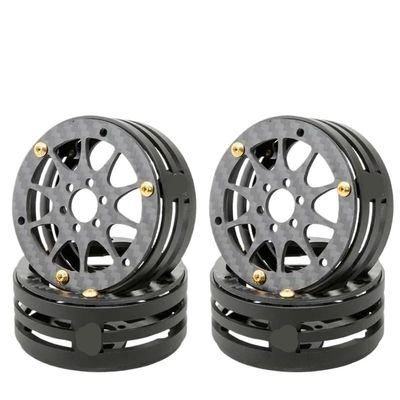 2.2 inch Narrow Carbon Fiber Aluminum Pro Lightweight for RC Car Crawler Wheel Pro Shafty MOA(N2404)