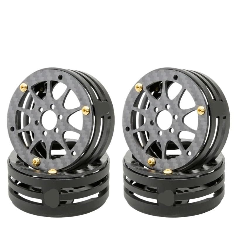 2.2 inch Narrow Carbon Fiber Aluminum Pro Lightweight for RC Car Crawler Wheel Pro Shafty MOA(N2404)