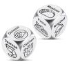 Fathers Day Dad Gift for Boyfriend Husband from Wife 2 PCS Date Night Food Decision Dice Anniversary Wedding Birthday Gag Gifts for Husband Wife Boyfriend Girlfriend Bridal Shower Couples Gifts view 1