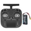 Radiomaster TX15 Max 3.5inch IPS Touchscreen Radio Controller ExpressLRS with AG02 CNC Hall Gimbal Built-in Gyro Microphone (Black FCC Mode2 with 6200Mah) view 1
