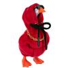 3 Pcs Desk Goose Outfits Set, Red Hoodie Glasses Chain for 7 Inch Desktop Goose, Mini Desk Geese Clothes Costume Clothing Accessories for 7 Inches Tabletop Magnetic Geese Statue Table Decor view 1