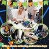 Cybermaker 12PCS 3D Printed Dragon Set  Black Series Articulated Crystal Dragons, Cool Fidget Toys & Desk Decor, Unique 3D Printed Animals, Vibrant Gift for Teens, Adults, Party Favors view 2
