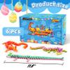 Cybermaker 6PCS 12 3D Printed Dragon Set, Articulated Dragon Figures, Flexible Fidget Toys, Desk Toys & Home Office Decor, Fantasy Dragon Gifts & Party Favors for Kids and Adults view 2