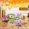 Cybermaker 12PCS 3D Printed Dragon Set, Valentines Day Gifts for Kids Boys, 4.4"-6" Articulated Flexible Dragons, Home Office Desk Decor, Autism Stress Relief Fidget Toys for Kids & Adults view 2