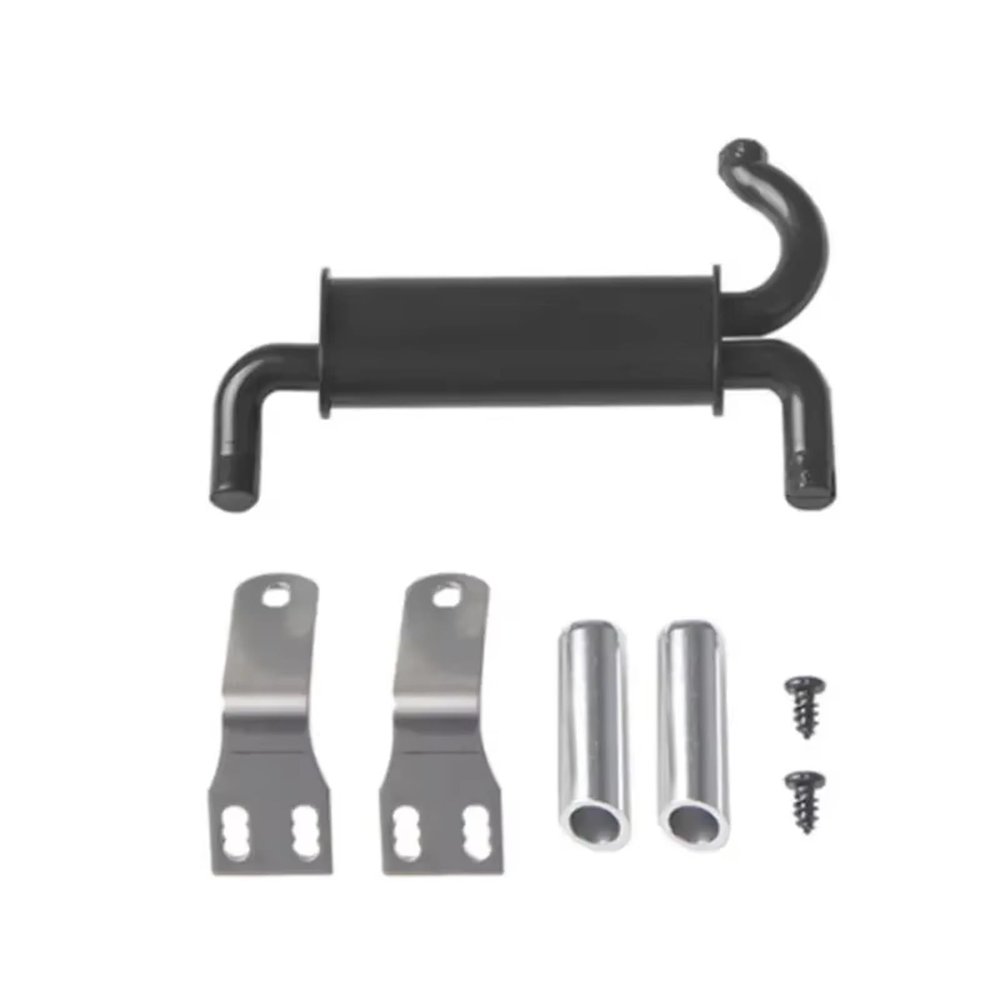 Compatible with TRX4 for Axial for SCX10 90046 D90 1:10 for Rock Crawler Decoration Parts RC Car Metal EXhause Exhaust Pipe Tailpipe RC Accessory