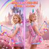 Unicorn Toys for Girls Ages 3-12, 6 Magic Lights BowArrow(Unicorn Horn, Wings, Star, Upper & Lower Arms), Dreamy Quiver & Princess Target, 8 Pink Suction Arrow, Gift for 3 4 5 6 7 8 9 10 Year Old Girl view 2