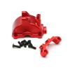 Compatible with Tamiya for TT-02 1/10 RC Car Upgrade Parts Accessories Metal Gearbox Housing Gear Box Shell Differential Case RC Accessory(Red) view 1