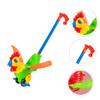 BRIGHTFUFU Detachable Rooster Push Cart for Cartoon Animal Design Walking Aid Early Educational Push for Leg Muscle and Brain Development Safe Plastic Random Color view 4