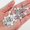 100 Pieces Miniature Coins for Crafts Dollhouse Tiny Fake Silver Coins for Dollhouse Fairy Garden Micro Landscaping view 3