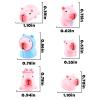 18 Pieces Mini Capybara Animals Tiny Resin Animals for Dollhouse Fairy Garden Landscape Aquarium Capybara Party Decorations view 3