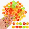 100 Pieces Tiny Lemon Slices for Dollhouse Micro Resin Fruit Decor for Crafts Mini Things for Fairy Garden Micro Landscaping Decoration view 1