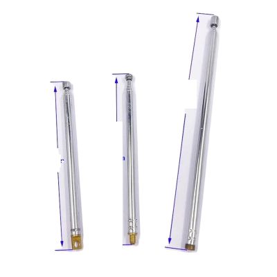 1PC 82mm/83mm 120mm Radio Telescopic Rod Antenna 4 Sections Dielectric Remote Control Antenna A