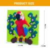 AHZILEI Parrot Building Set for Adults  3D Macaw Bird Model Kit, Decorative & Collectible Great Home Decor  Unique Gift for Collectors  Ideal for Hobbyists & Animal Lovers view 2
