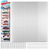 40 Pcs Clear Display Case for Packaged Model Cars,Model Car Display Cases Wall Mount-Holds up to 120 Cars,Toy Car Storage Organizer Compatible with Hot Wheels,Clear Model Car Display Case,16.7 x 4.4in view 1