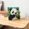AHZILEI Panda Animal Building Blocks,DIY 3D Wall Art Decor Kit for Adults  Creative Pixel Brick Panda Picture Set for Home Office Decoration, Relaxing Building Toy Gift for Teens & Adults (1166 PCS) view 4