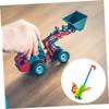 HAKIDZEL Detachable Rooster Walker Pushing Cart for Early Educational Plastic Learning Activity Cart to Train Leg Muscles and Ability Random Color view 4