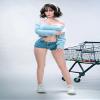 4.6FT/C-Cup Female Seamless Action Figure All Silicone, Flexible Female Figure, Suitable for Cosplay/Photography/Art (Wig Clothes) Non-Picture Hair and Clothes view 3