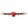 Aluminum Alloy RC Rear Axle Upgrade Parts with 27T 8T Internal Mounting Gear for SCX10 PRO Red view 2