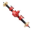 Aluminum Alloy RC Rear Axle Upgrade Parts with 27T 8T Internal Mounting Gear for SCX10 PRO Red view 3
