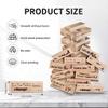 nichety 48 pcs Tower Games,Wooden Couples Date Night Stacking Block,for Valentine Lover Drunking Party Game with Romantic Activities view 2