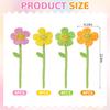 16 Pack Pastel Plush Flowers with Bendable Stems, Stuffed Sunflower Bouquet Toy with Smiley Face, 12 Inch Soft Artificial Flower for Curtain Tiebacks, Nursery Room Decor view 2
