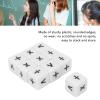 Baxnore 20PCS Math Operation DICE Set Plastic White Teaching DICE for Classroom Home Learning DICE Size 16X16X16MM view 3