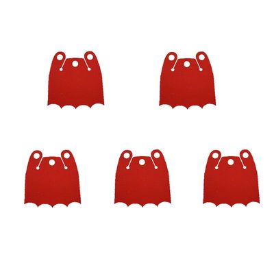 BASEPLATES Building Block Figure Accessory Red Cape (cape086-0)